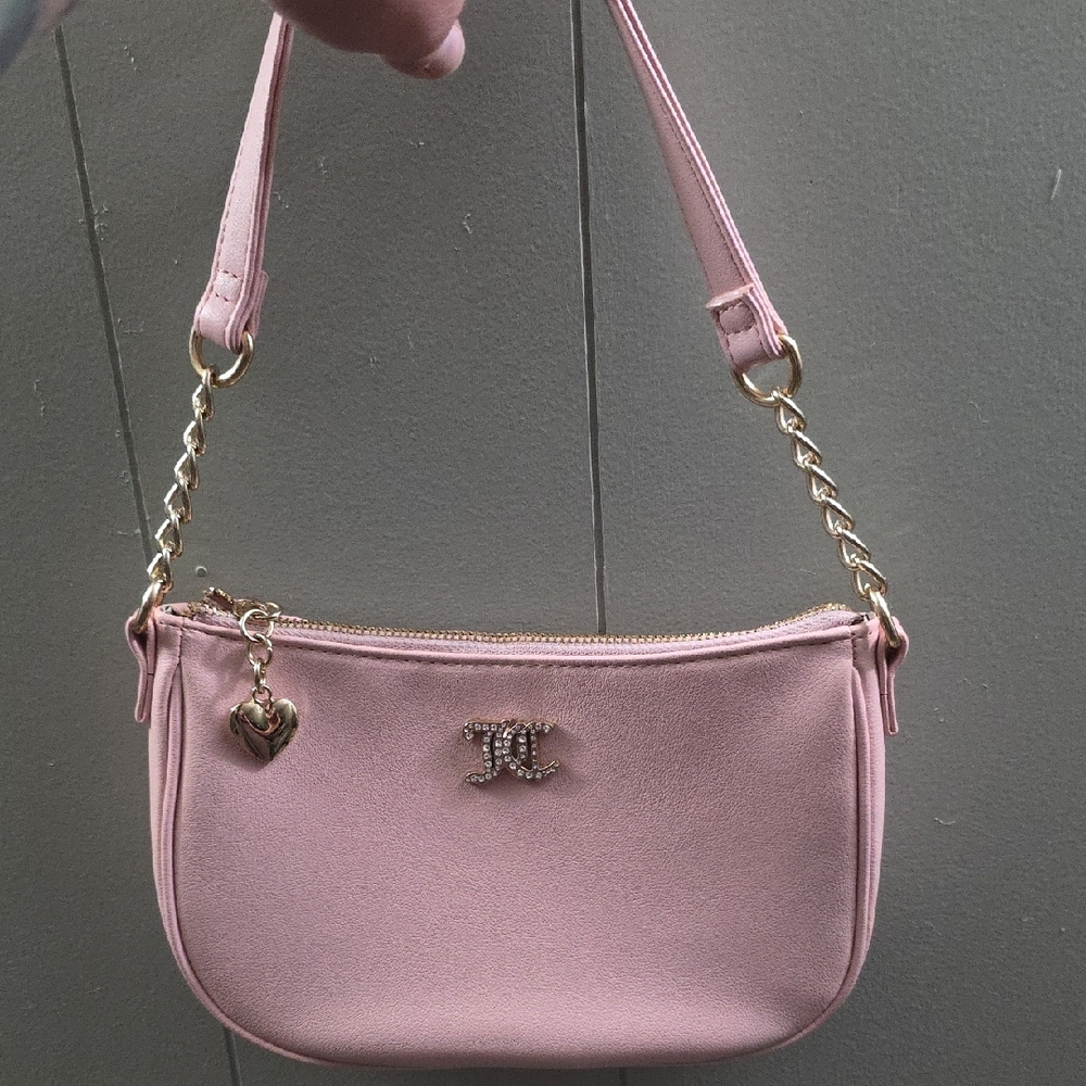 Juicy Couture Pink Mini Bag with Gold Details